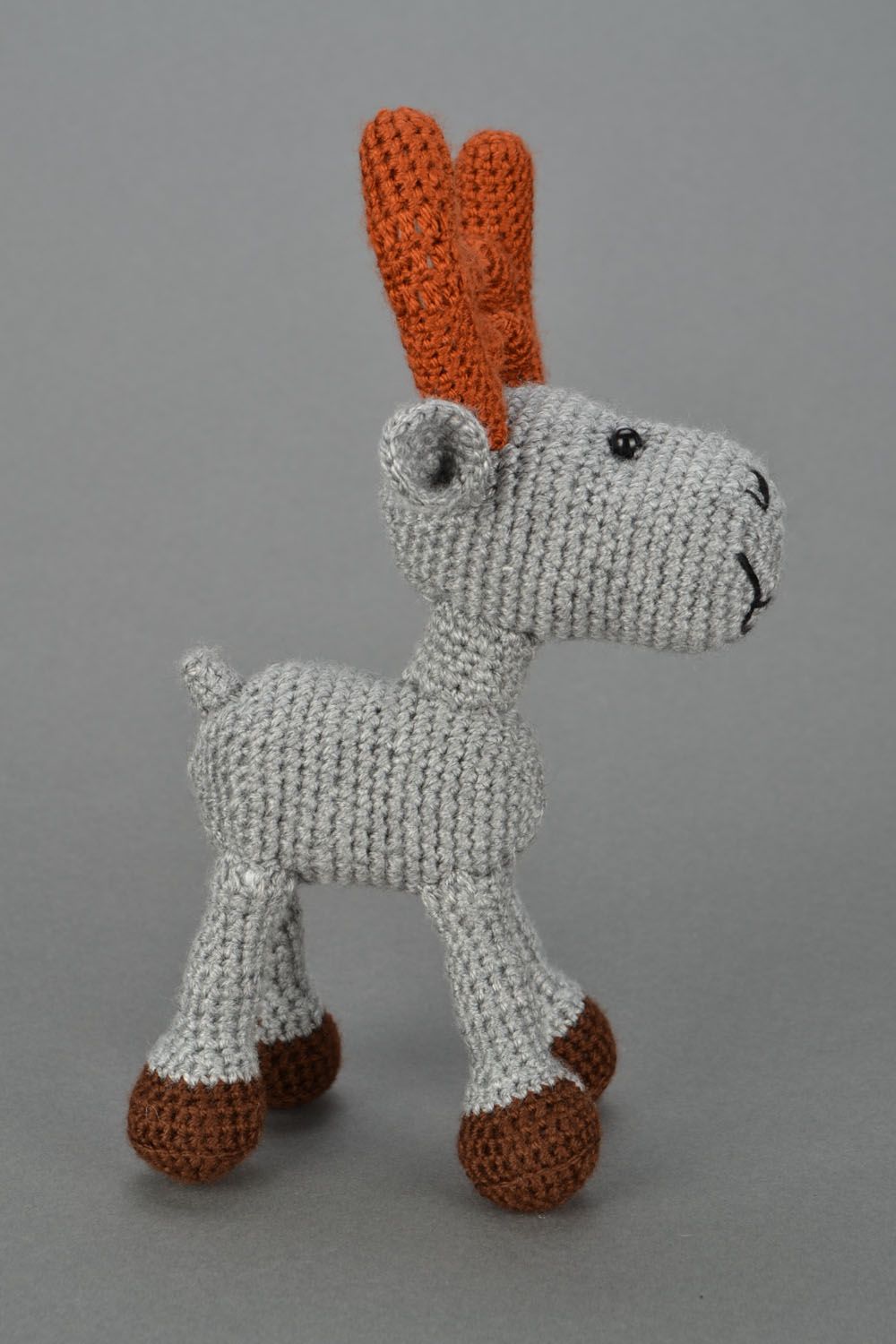 Soft crochet toy Elk photo 4