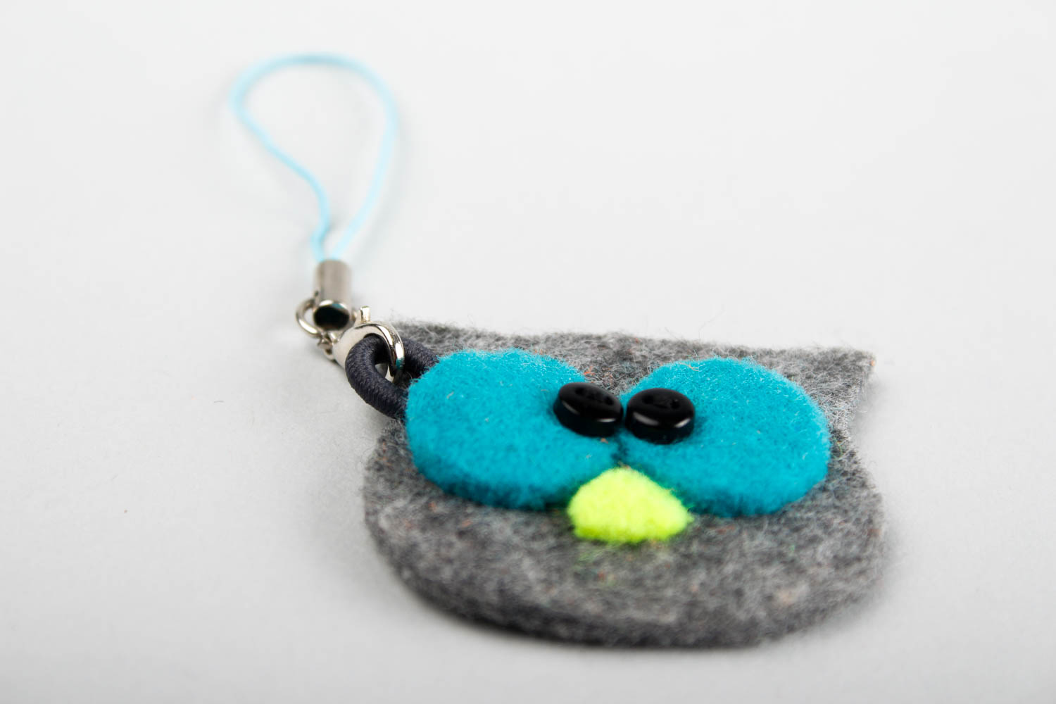 Cute toys handmade woolen keychain felted toy key accessories present for kids photo 3