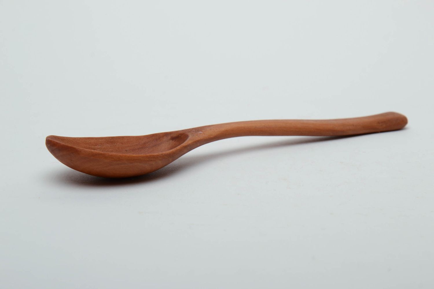 Handmade oak wood spoon photo 2
