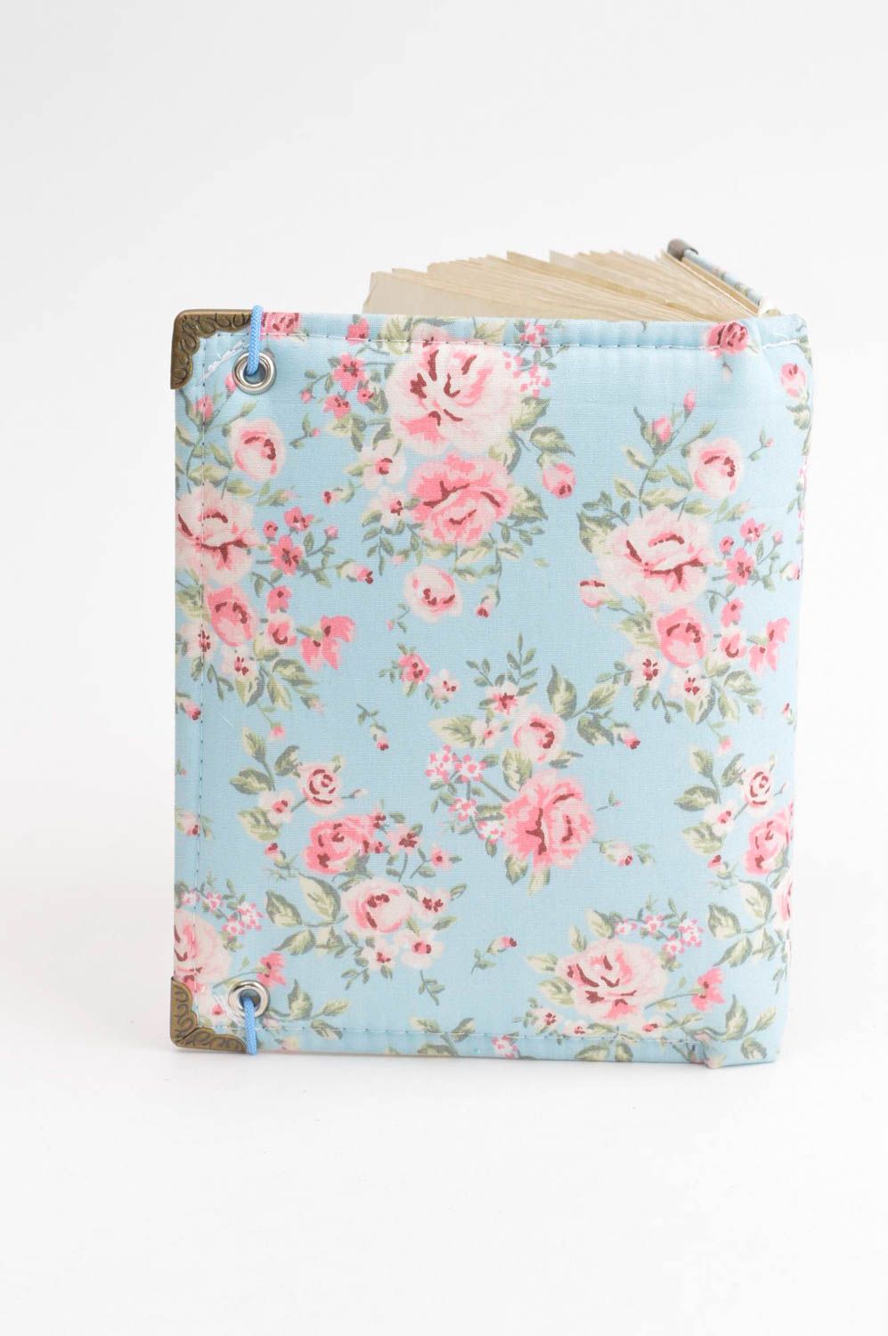 Libreta de notas artesanal cuaderno de notas floral regalo original para chica foto 3