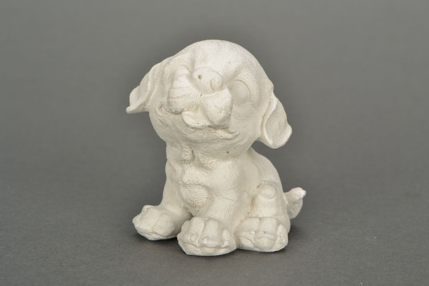 Plaster figurine of dog for painting photo 3