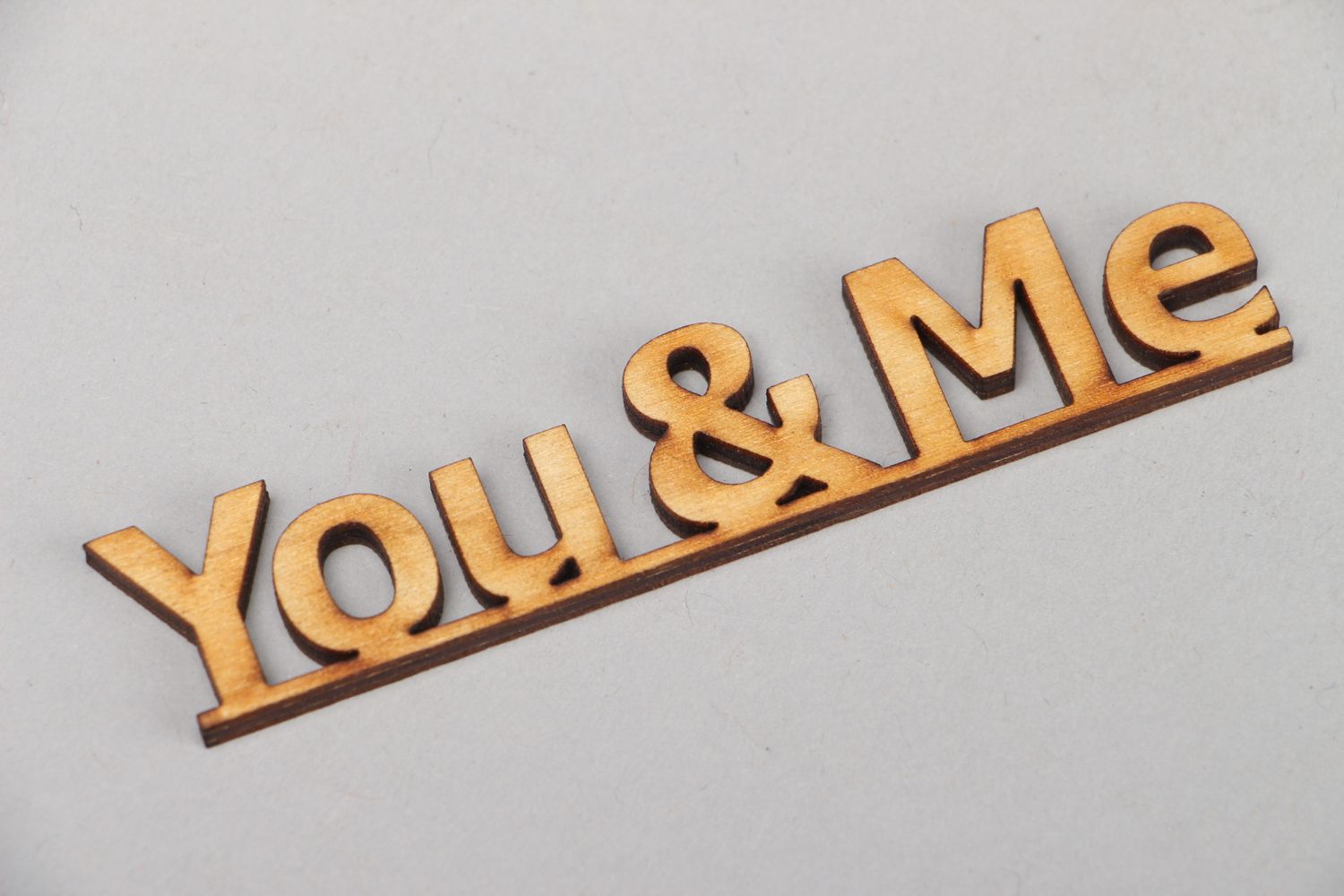Plywood craft blank You&Me photo 1