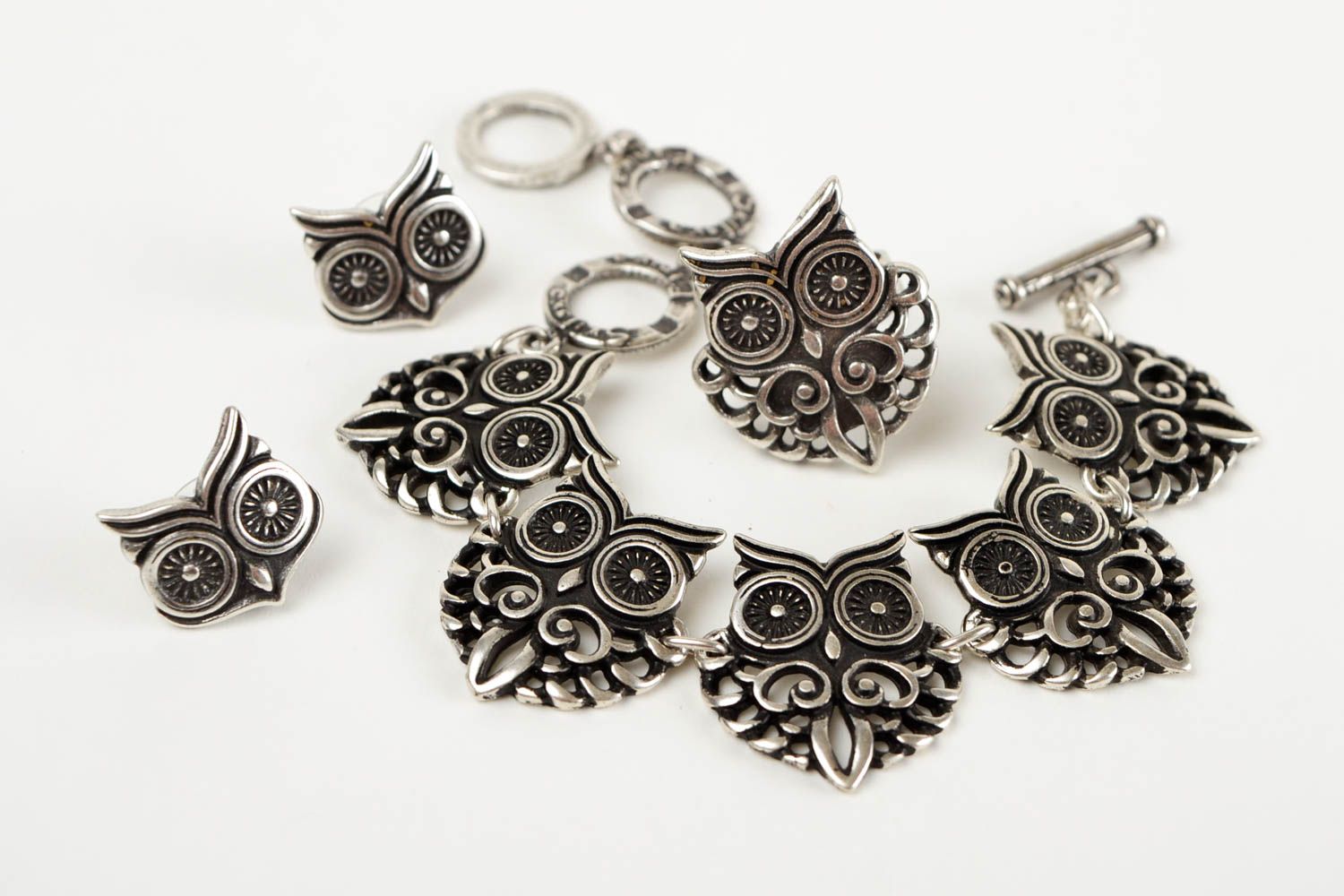 Handmade bracelet trendy jewels designer gift metal earrings stylish accessory photo 4