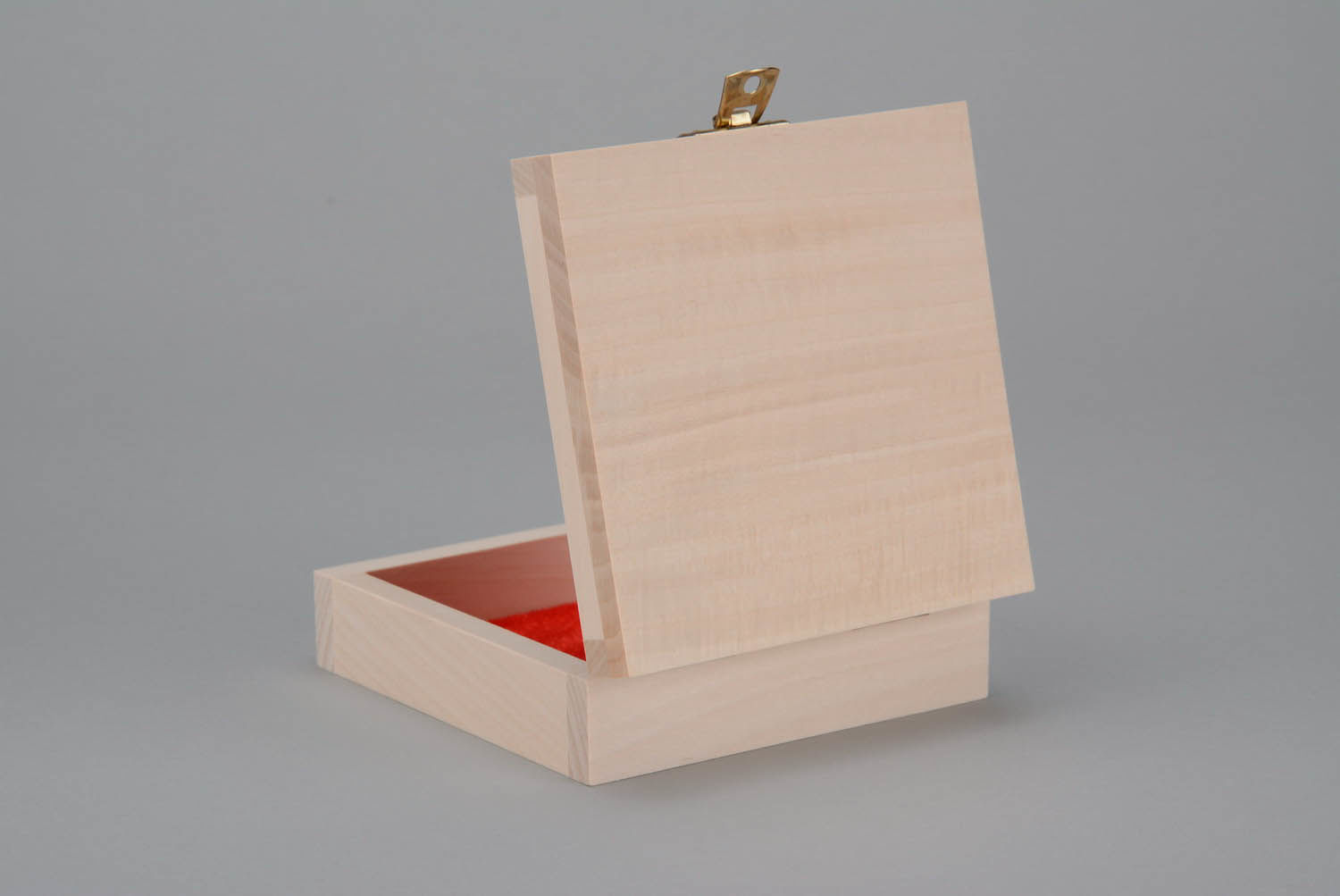 Handmade Roh-Holzschatulle für Verzierung
 foto 3