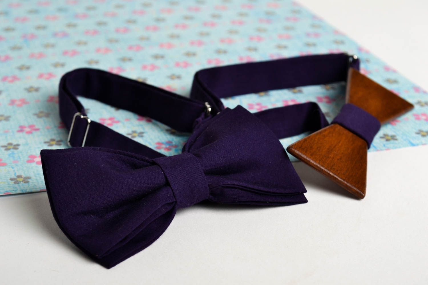 Handmade stylish bow tie wooden bow tie men accessories present for boyfriend photo 1
