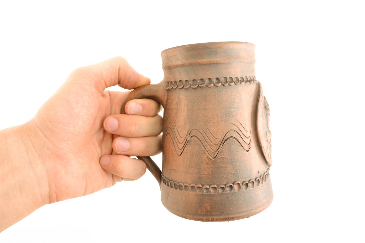 Ceramic beer mug photo 2