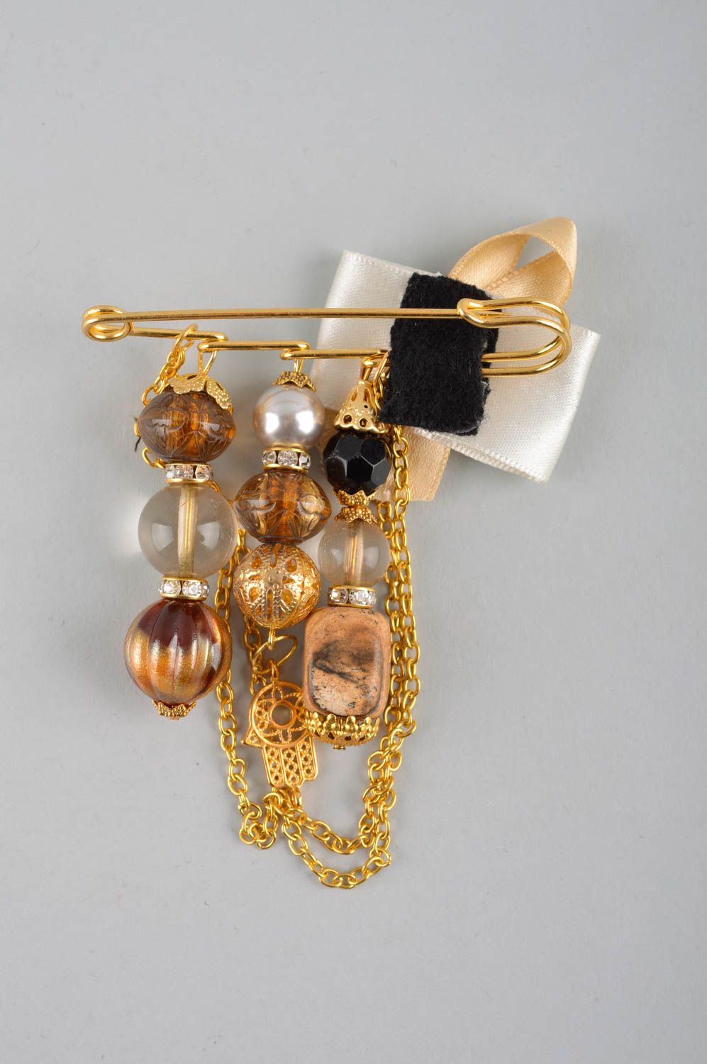 Interesting designer brooch handmade accessory for dress fashion women gift photo 3