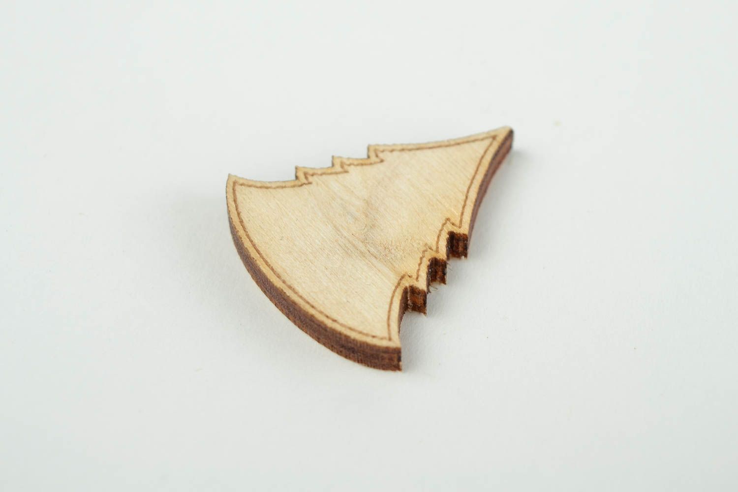 Pieza de madera para manualidades elemento decorativo artesanal regalos original foto 3