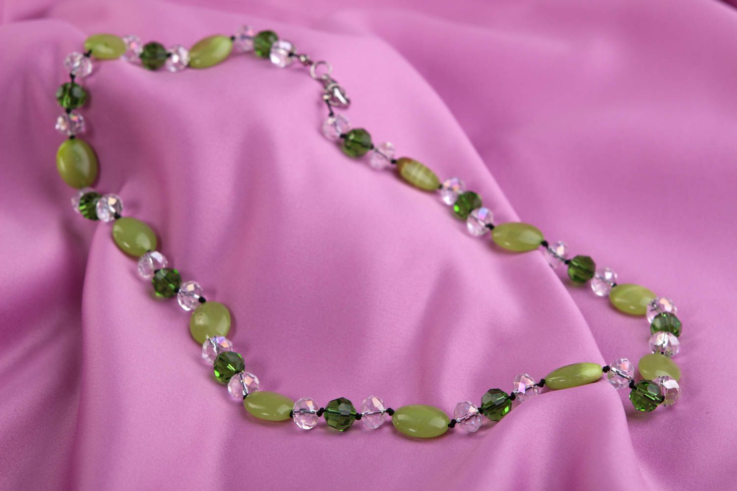 Halskette Frauen handmade Perlen Schmuck stilvoll Geschenk für Frauen toll foto 1