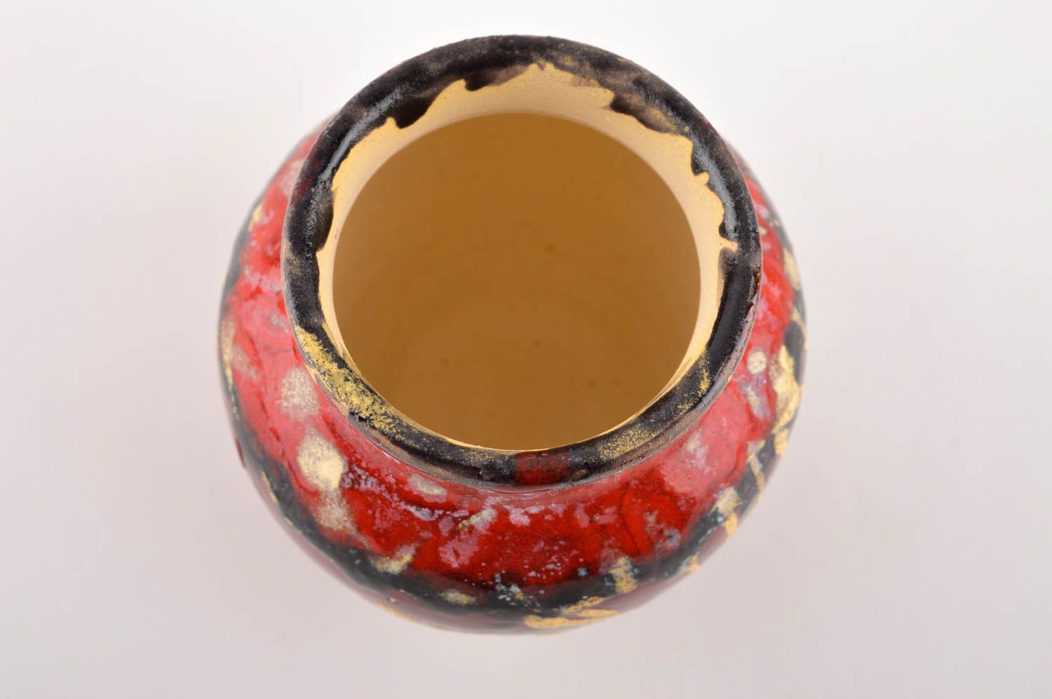 Florero de cerámica hermoso hecho a mano objeto de decoración regalo original foto 4