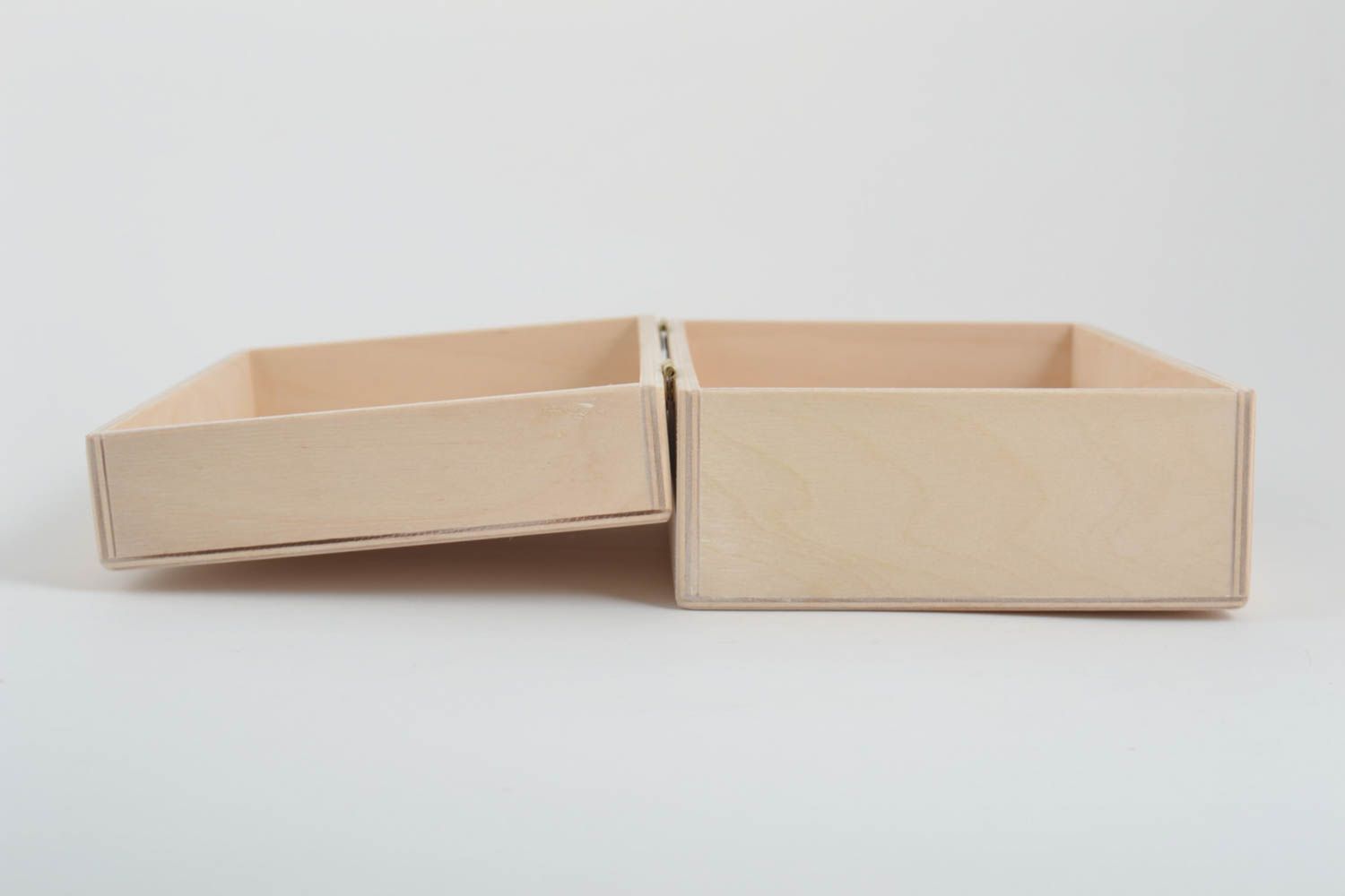 Handmade wooden blank box plywood blank box decoupage blanks gift ideas photo 3