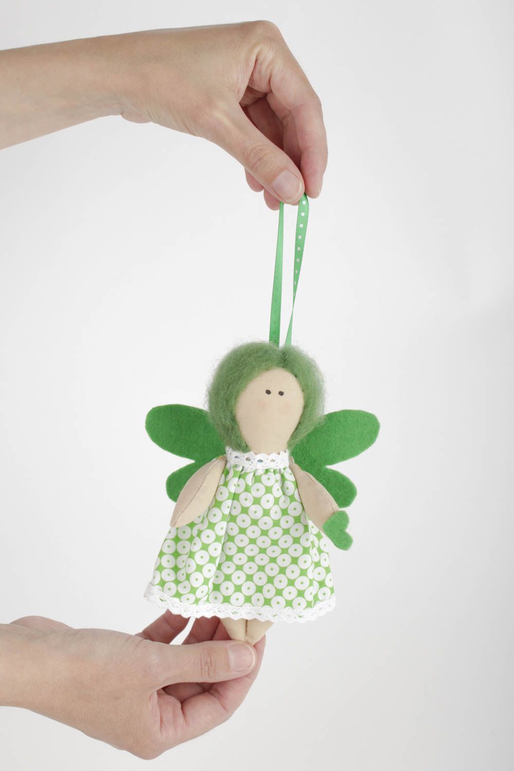 Homemade home decor soft doll wall hanging homemade toys gifts for kids photo 2