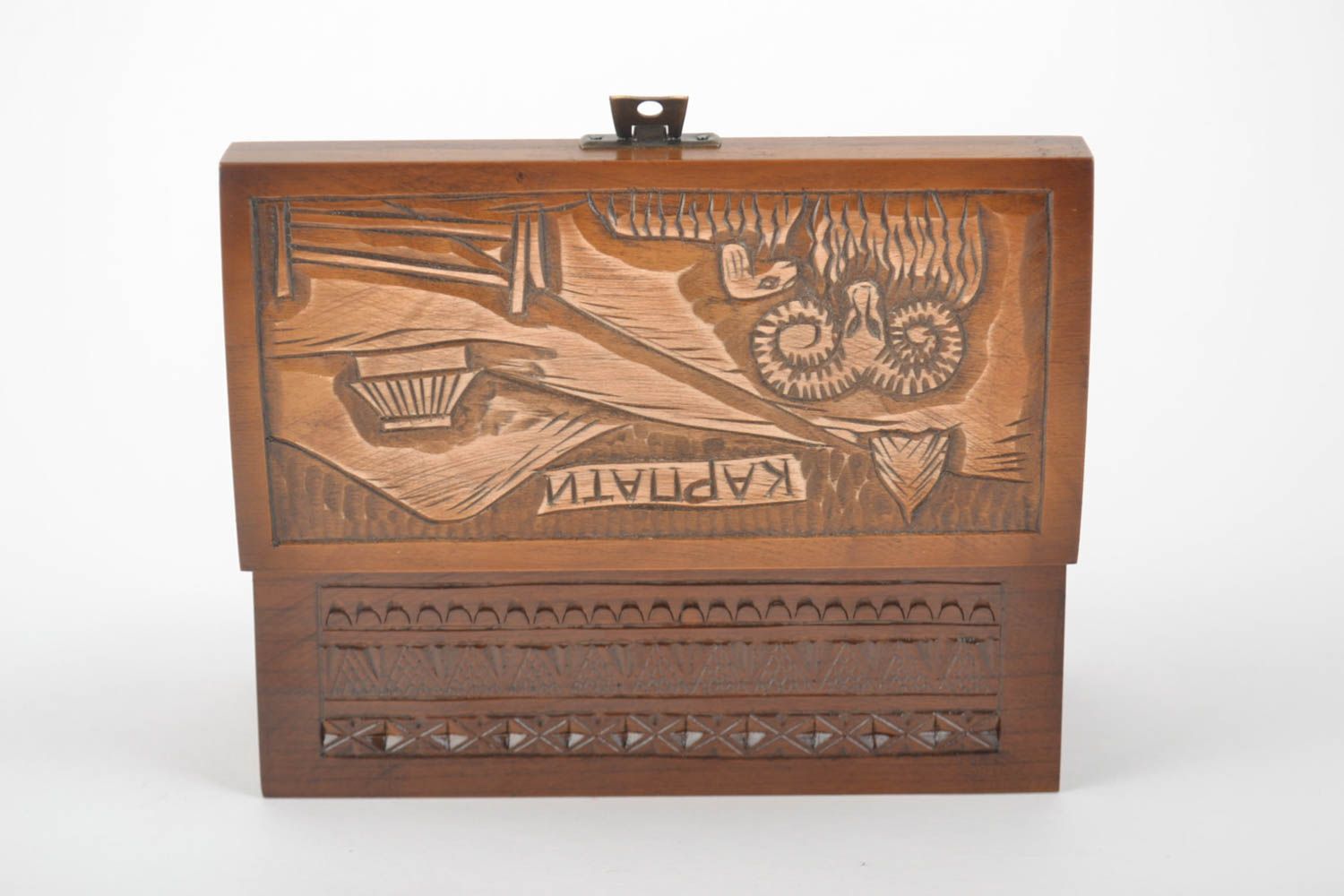 Caja decorativa hecha a mano cofre de madera regalo original para mujeres foto 5