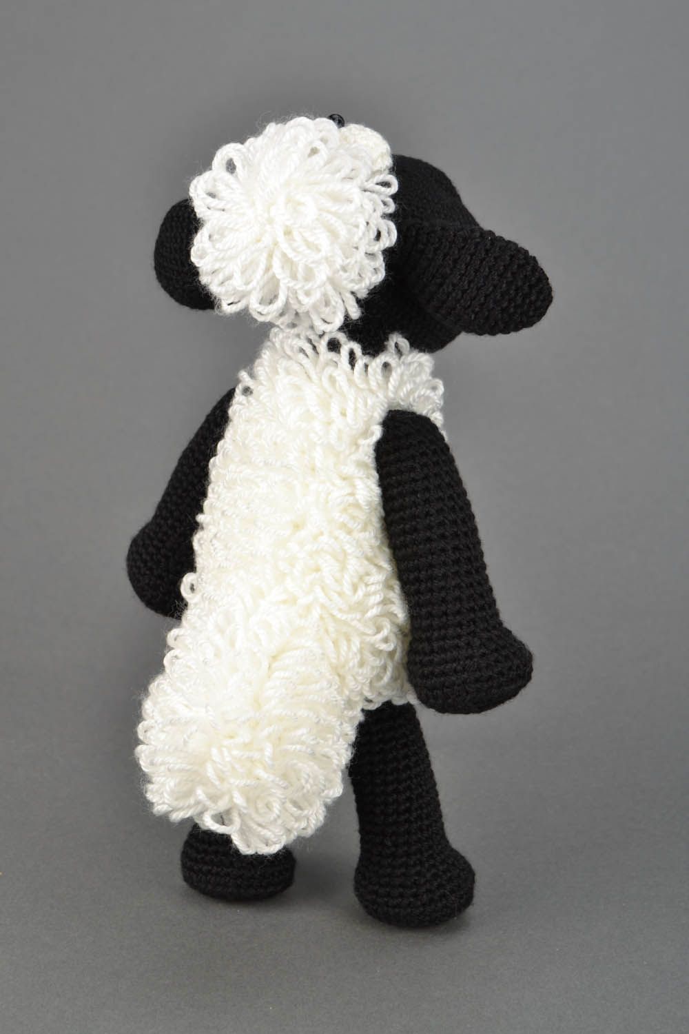 Jouet tricoté au crochet Mouton fait main  photo 5