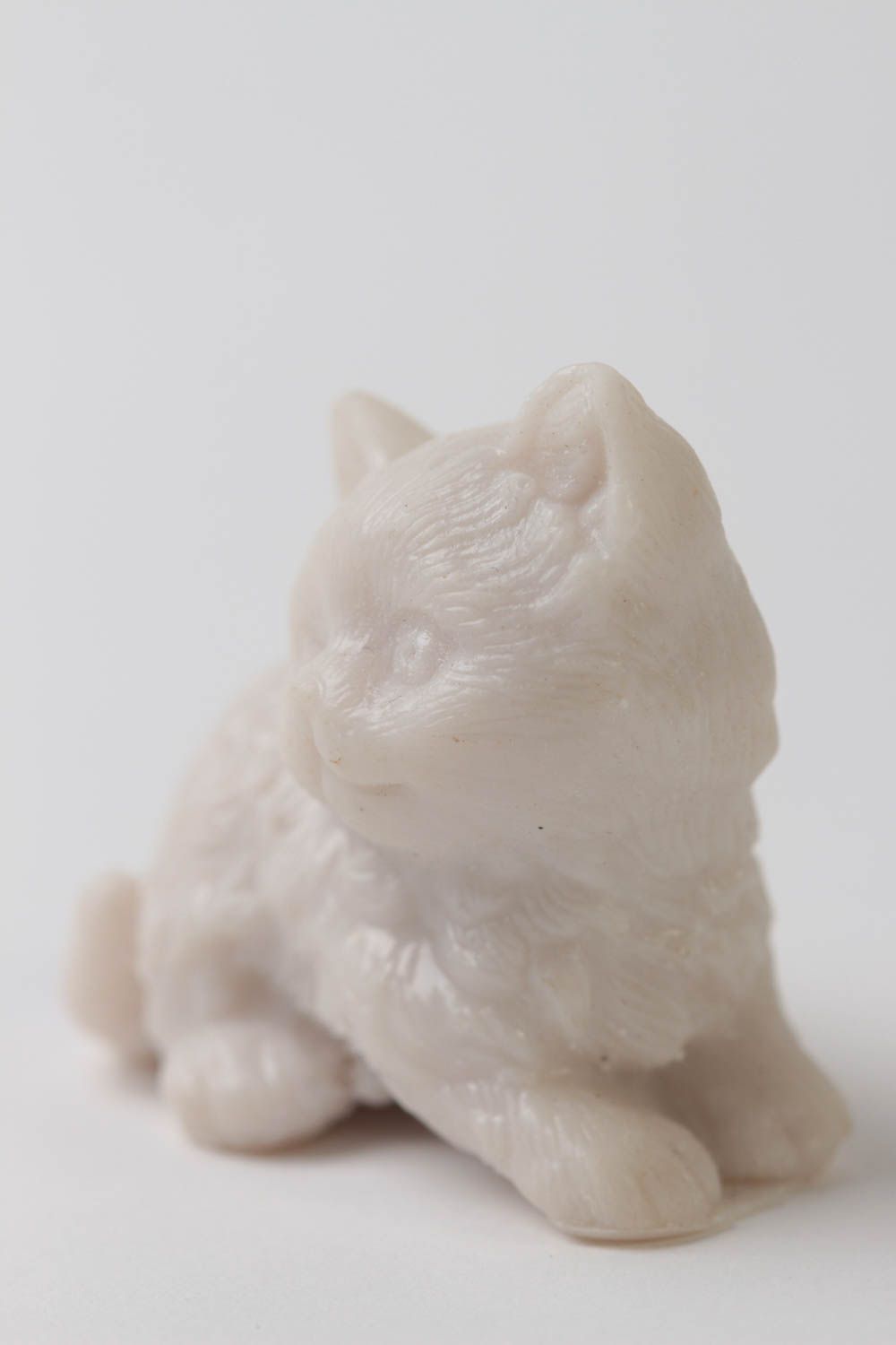 Handmade cat figurine art materials art and craft supplies miniature figurine photo 3