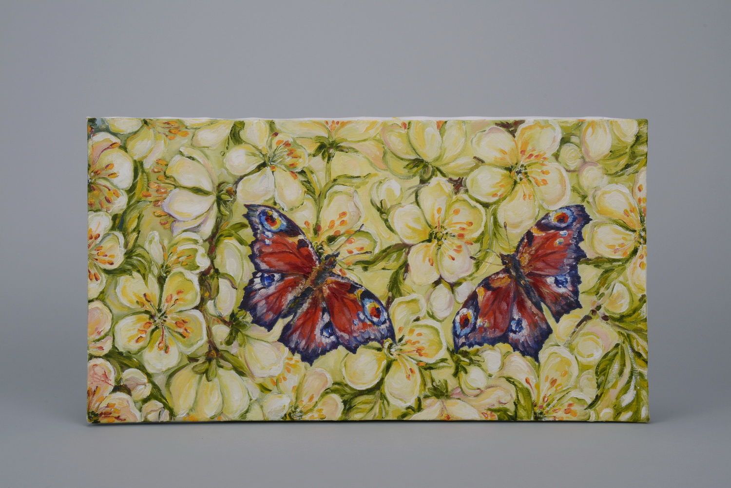 Painting, produced by oil Fluttering wings  photo 1