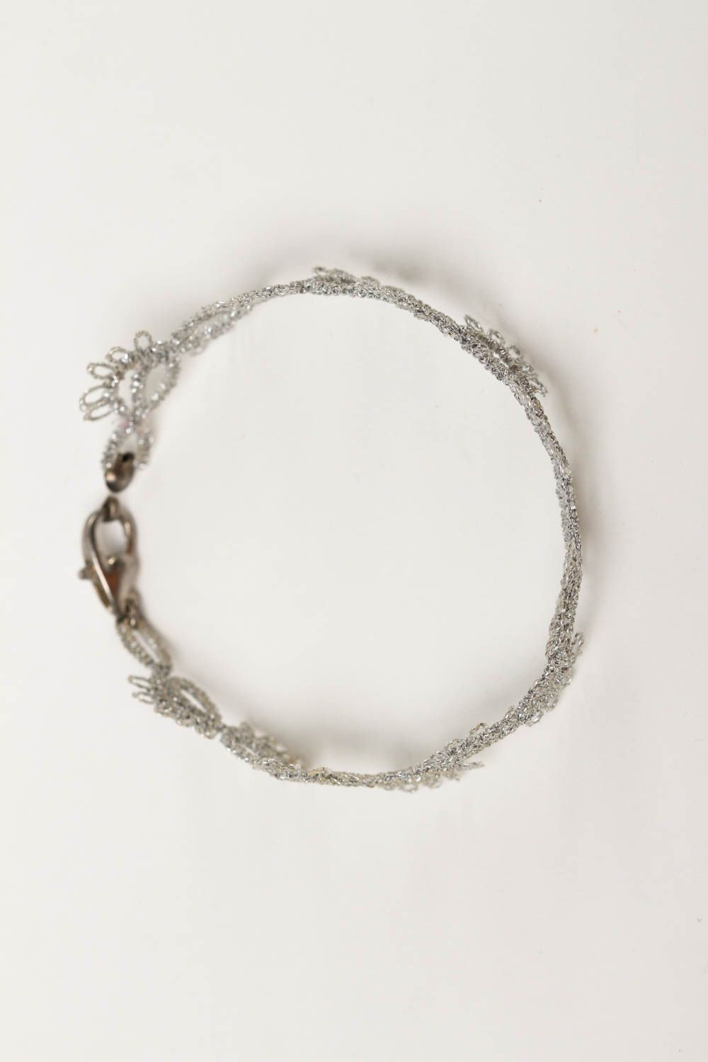 Beautiful handmade woven bracelet wrist bracelet designs textile jewelry photo 2