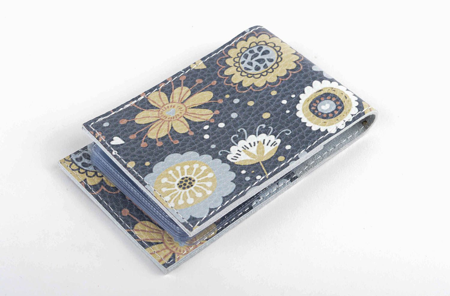 Handmade purse unusual wallet handmade business card holder gift ideas photo 1