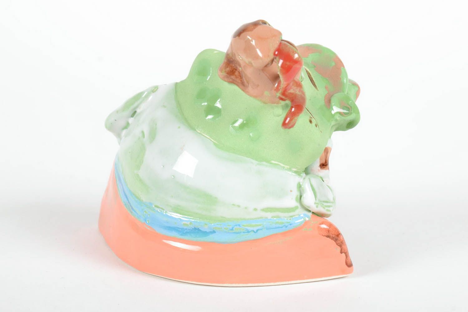 Keramik Spardose Frosch in Wyschywanka foto 3