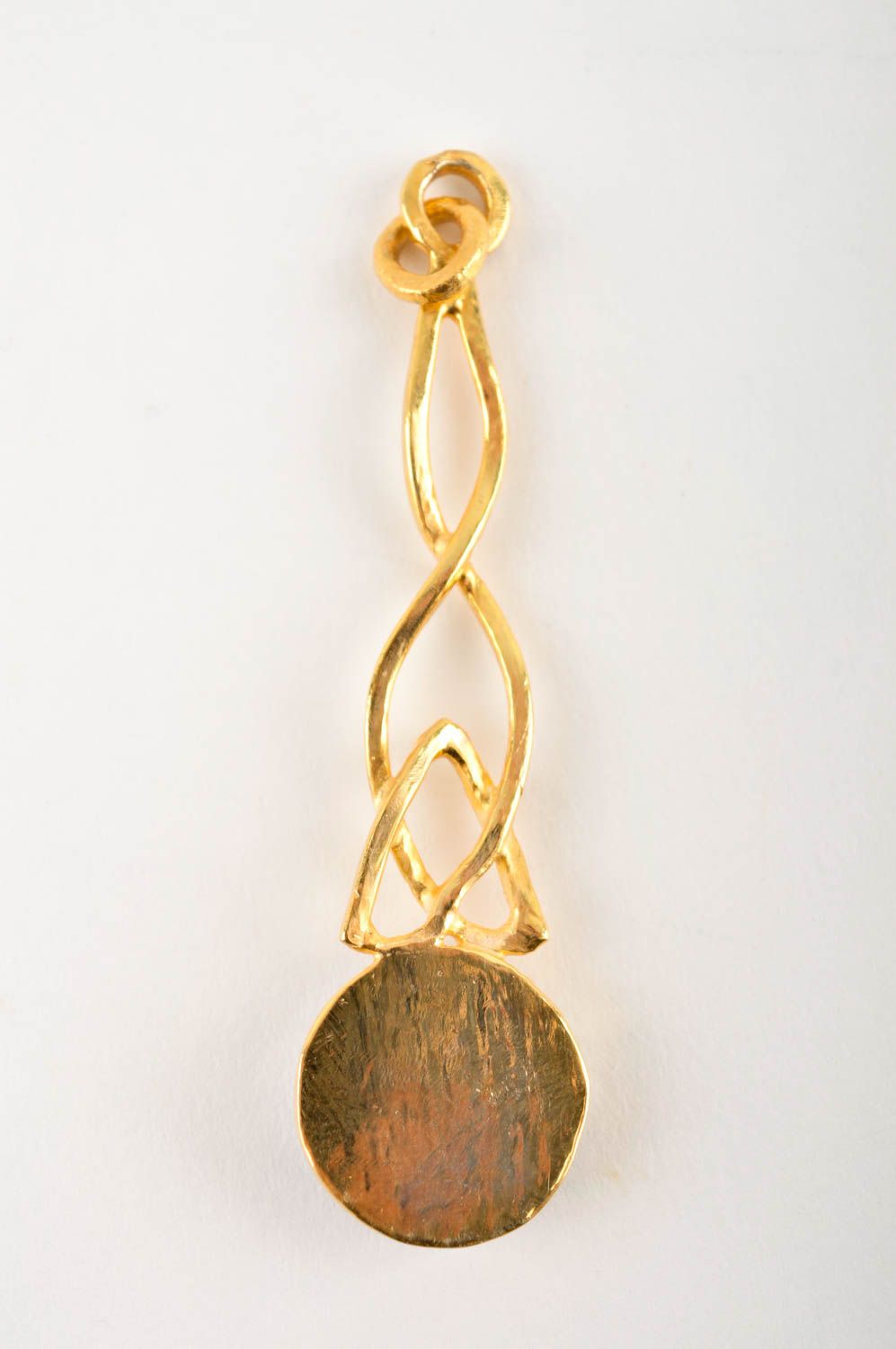 Handmade jewelry pendant necklace metal necklace designer accessories  photo 3