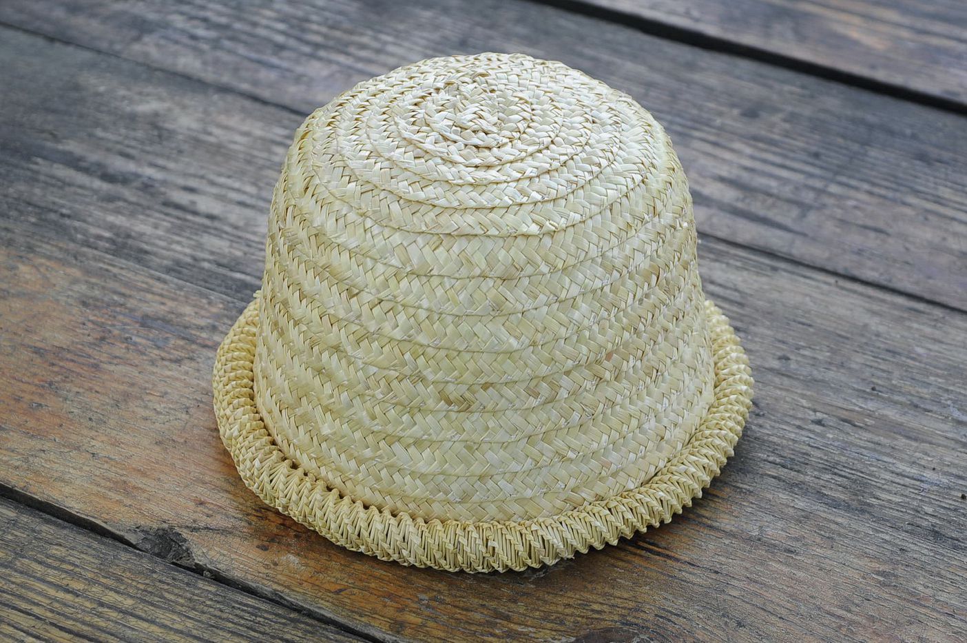 Women's hat made of straw Cap photo 4
