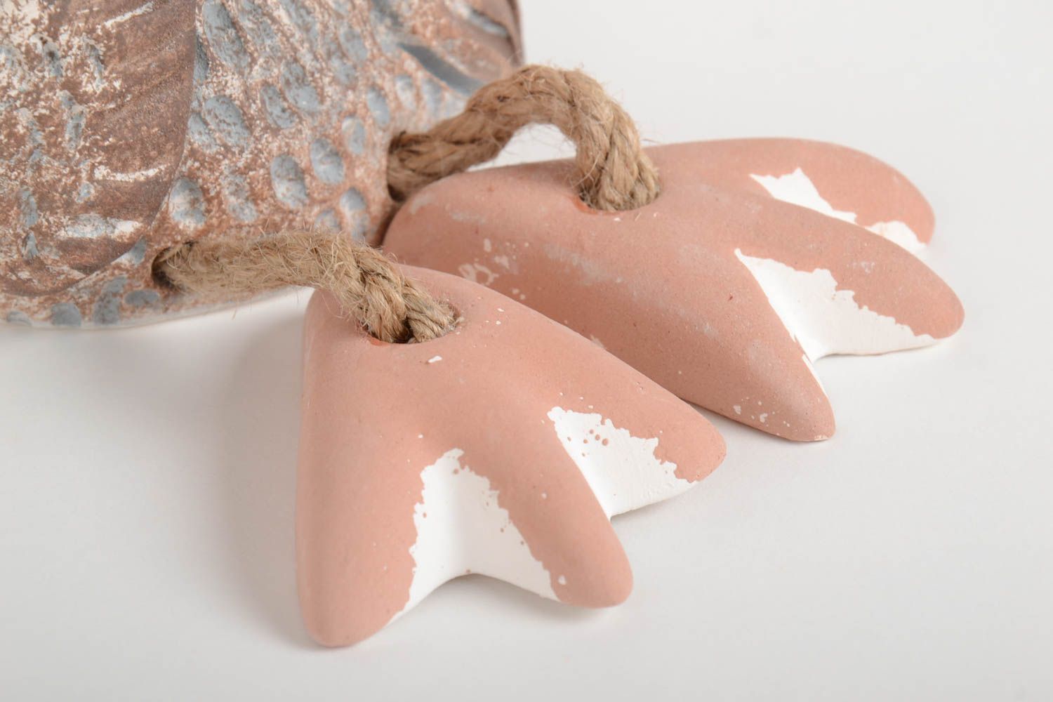 Tirelire oiseau faite main Figurine animal corneille en céramique Cadeau enfant photo 4