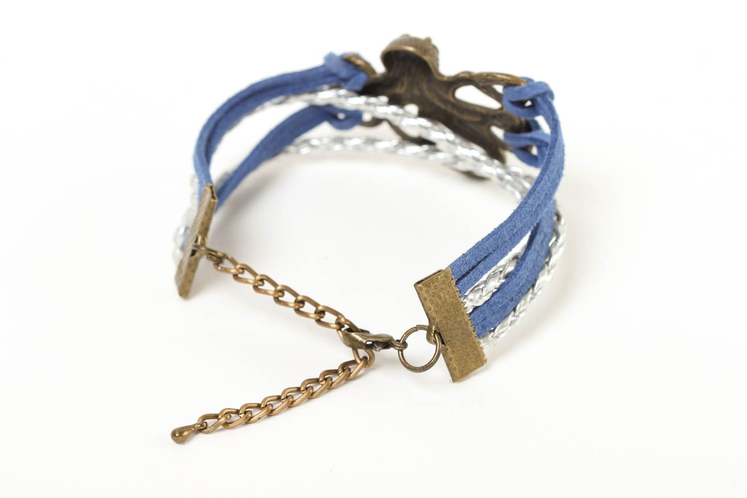 Stylish handmade leather bracelet beautiful jewellery wrist bracelet for girls photo 4
