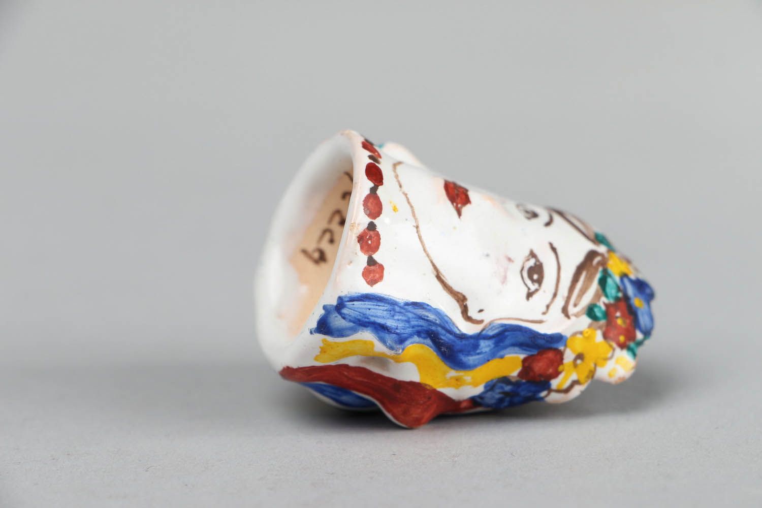 Fingerhut aus Keramik Ukraine foto 3