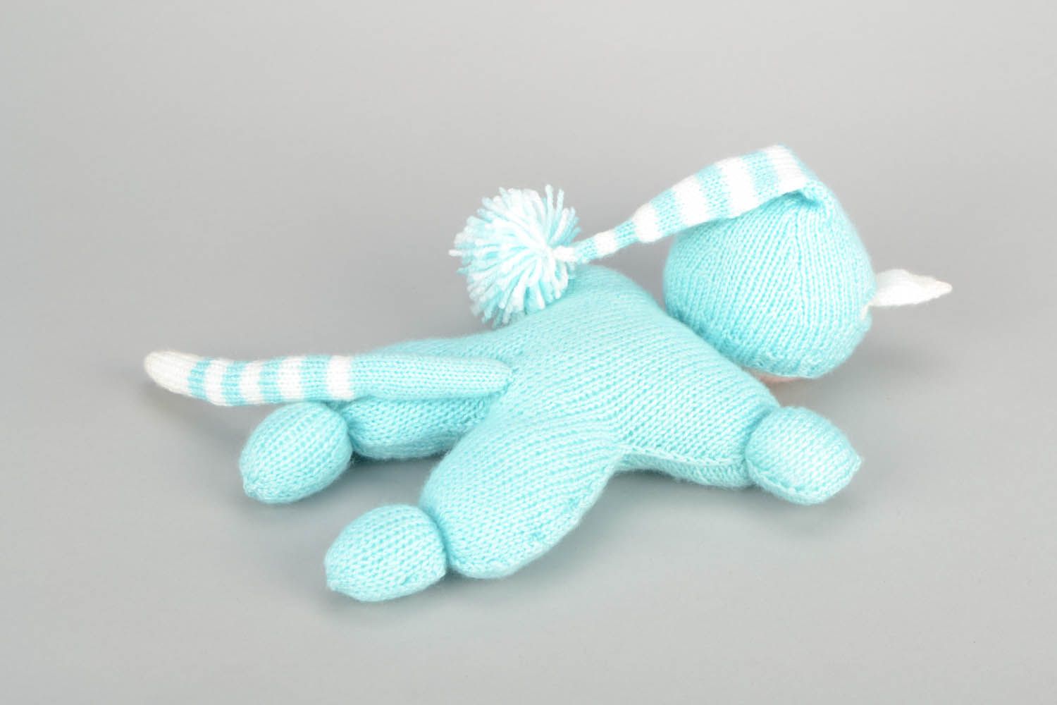 Knitted toy Waldorf Cat photo 4