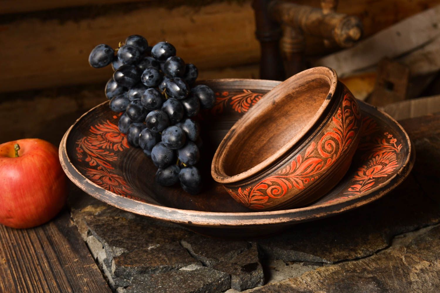 Handmade Geschirr aus Keramik Küchen Deko Keramik Schüsseln Geschenk für Frauen foto 1