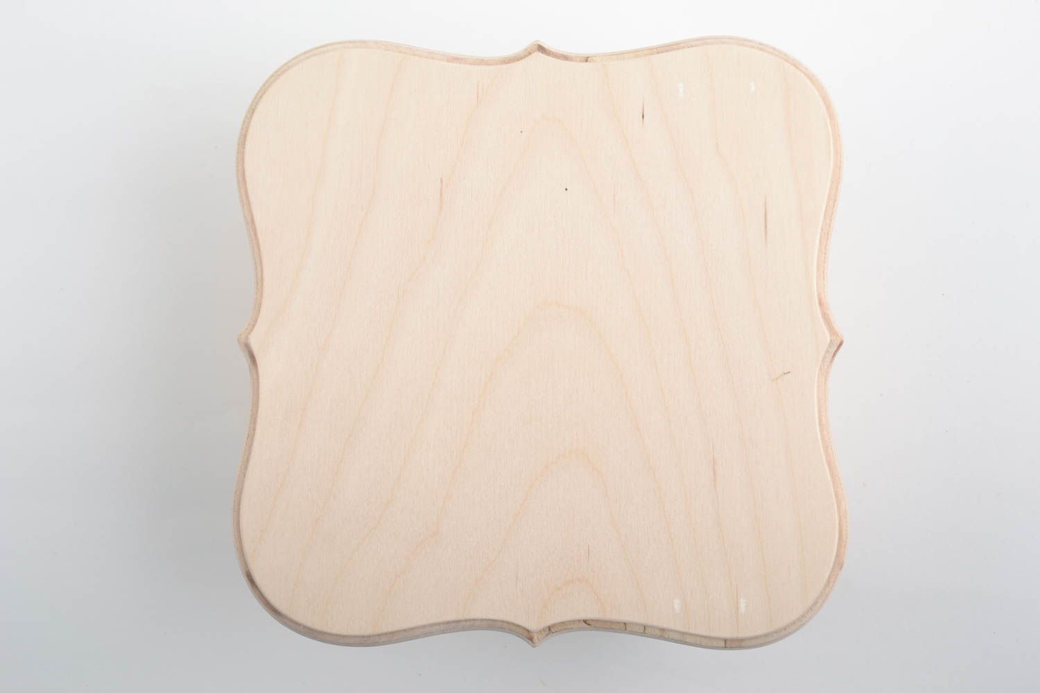 Holz Schatulle mit Deckel originell zum Bemalen oder Decoupage handgemacht foto 3