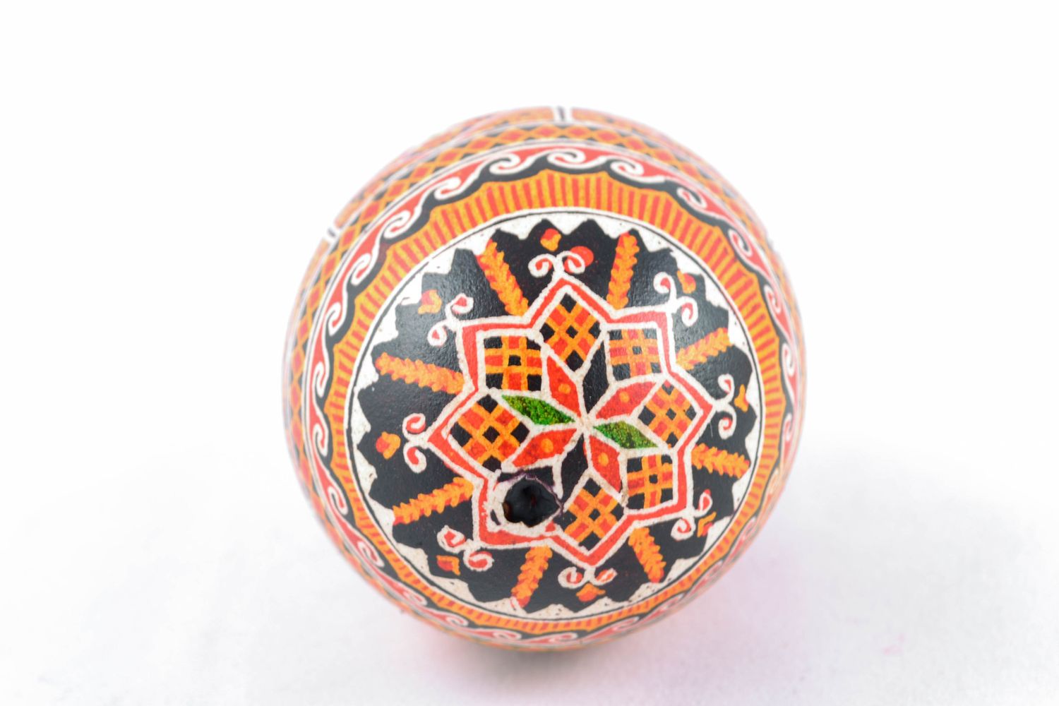Beautiful painted Easter goose egg photo 4