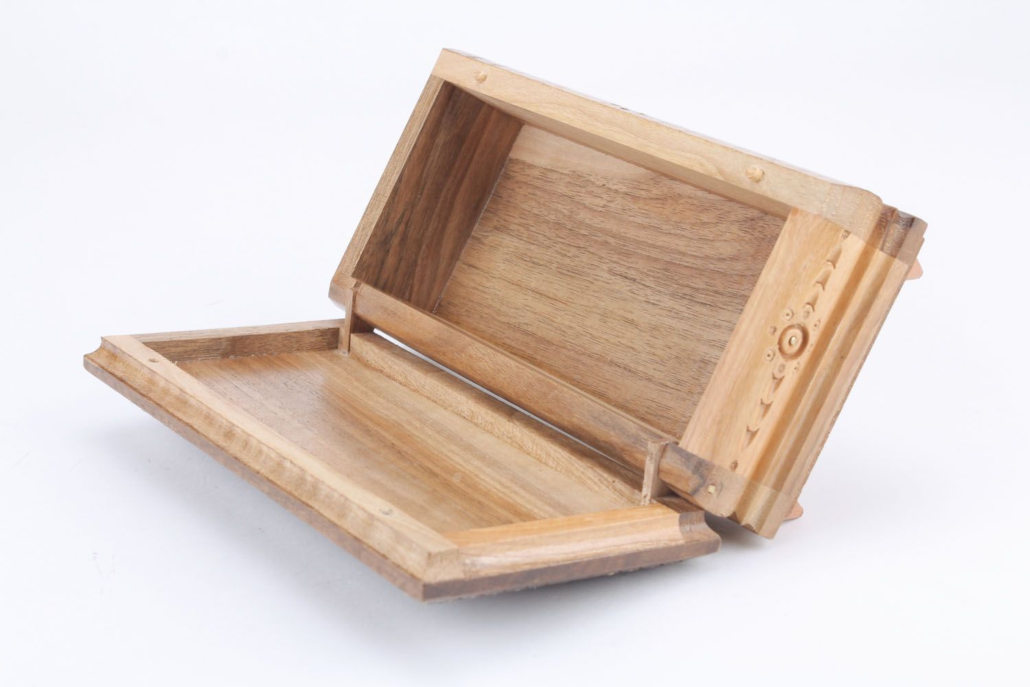 Rectangular wooden box photo 2