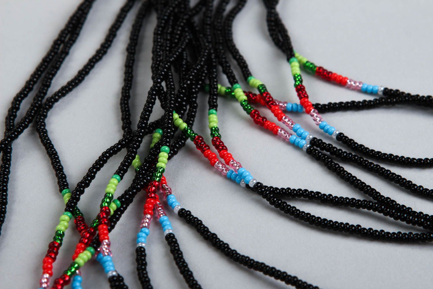 Beautiful handmade beaded necklace woven gerdan necklace fashion accessories photo 3