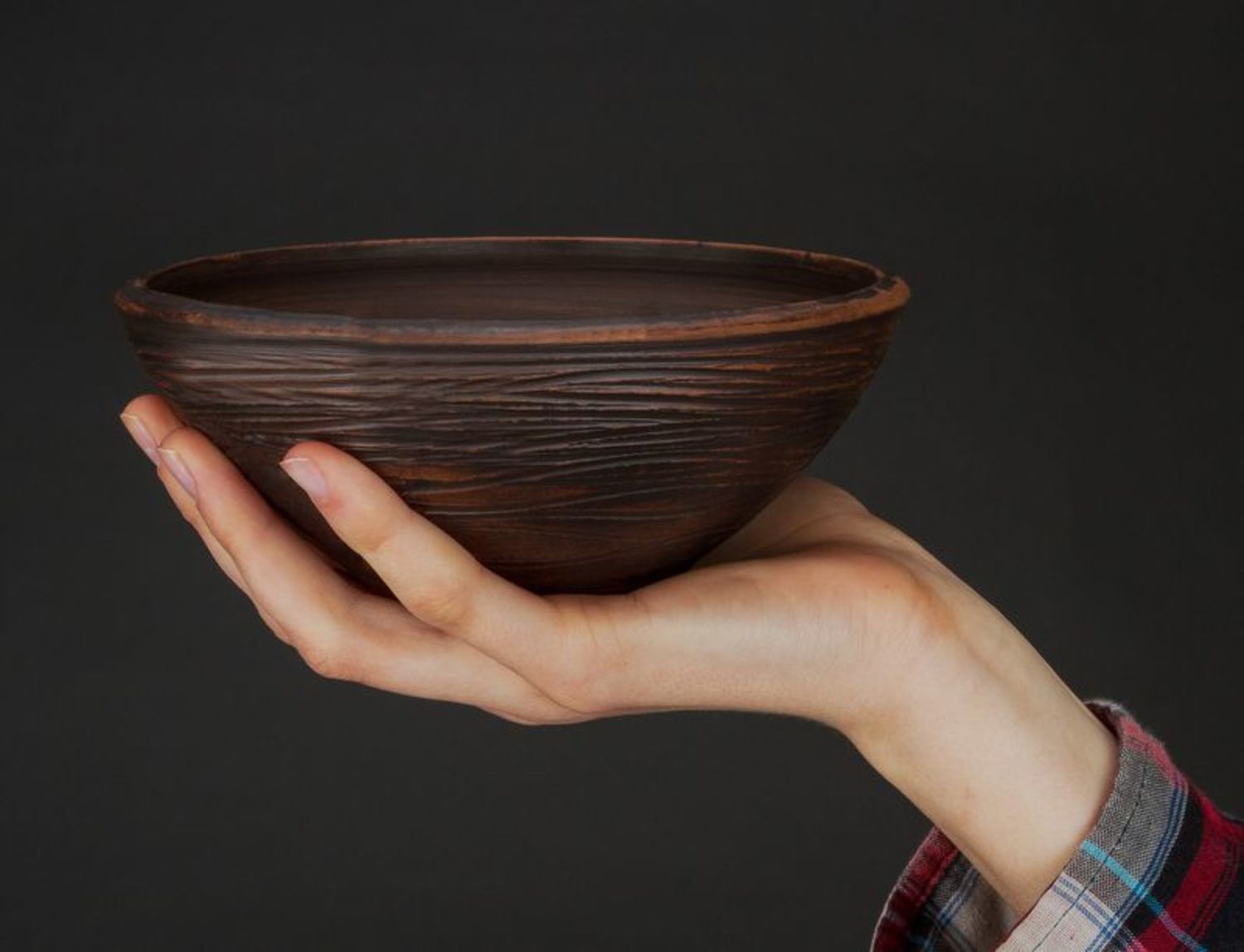 Handmade ceramic bowl stoneware dinnerware serving bowl soup bowl art ceramic  photo 3