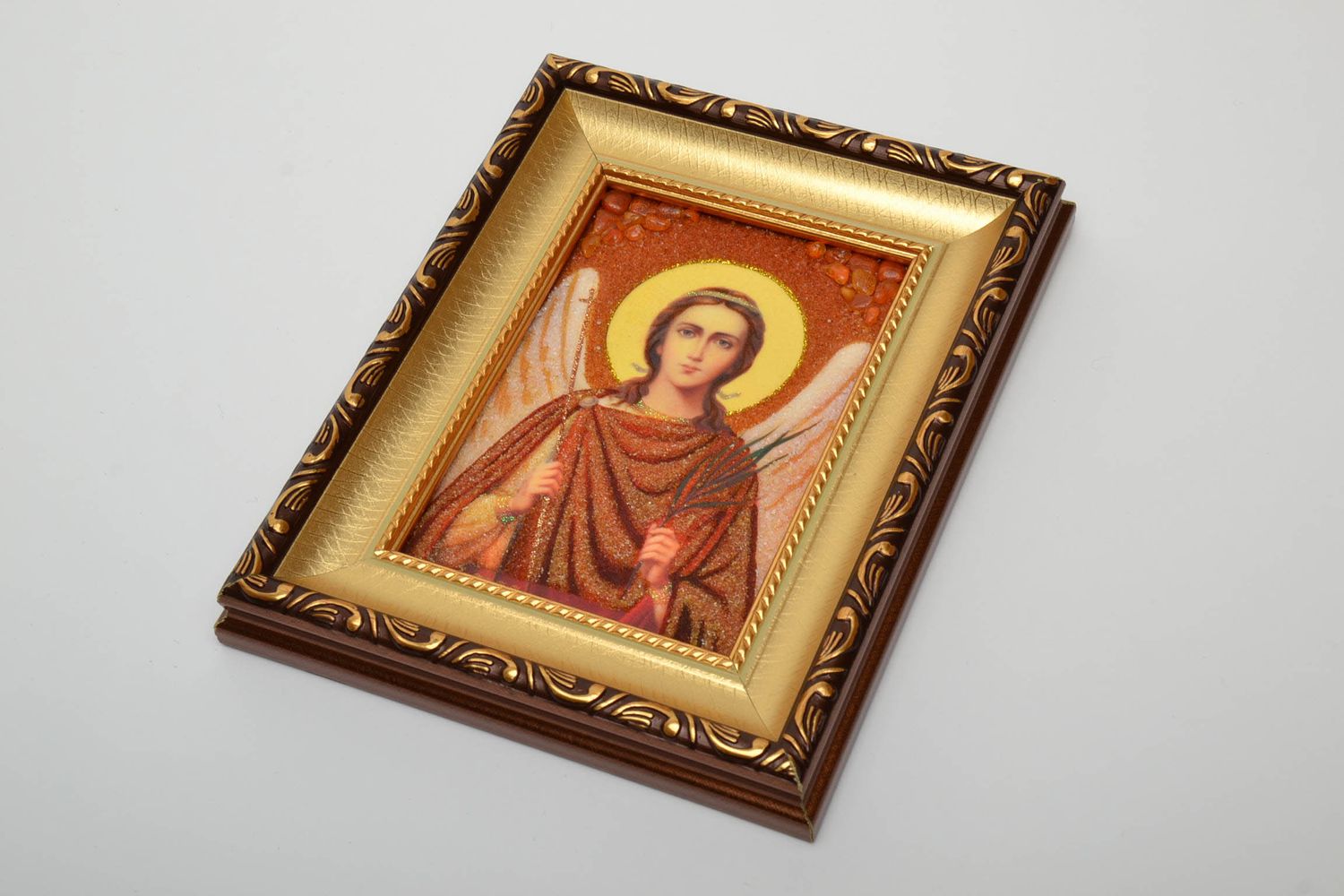 Reproducción de icono ortodoxo de Santo Ángel el Protector foto 1