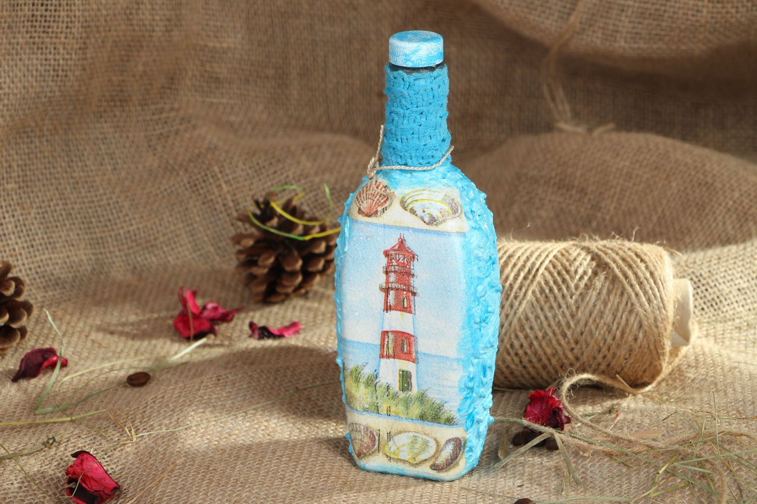 Decorative bottle Lighthouse photo 5