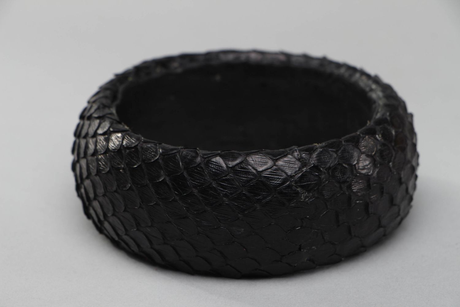 Python leather bracelet photo 1