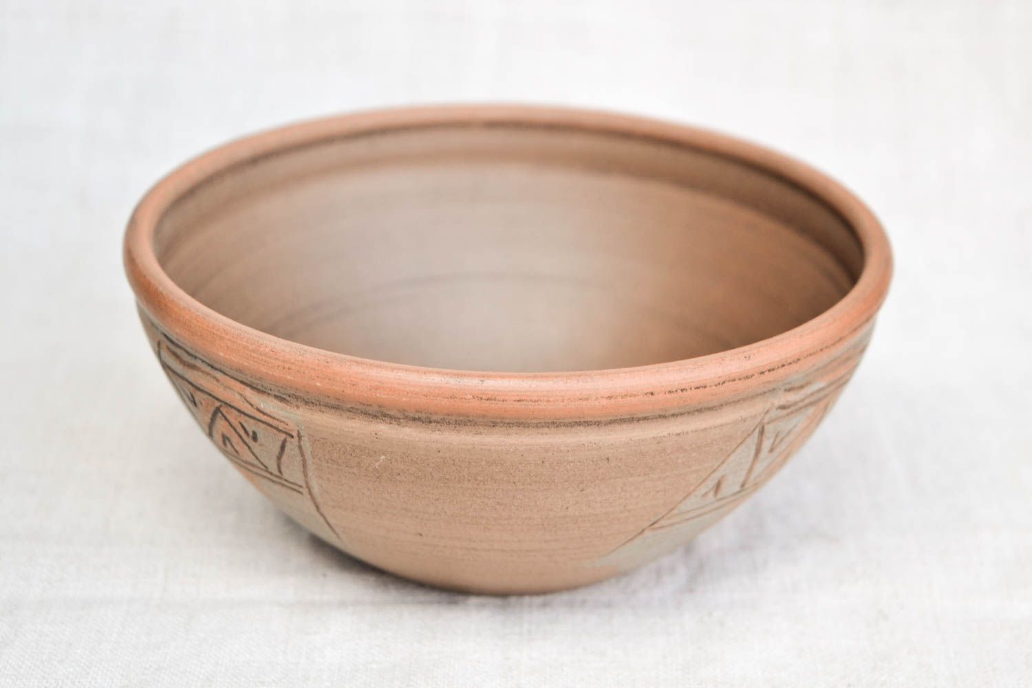 Bol céramique fait main Assiette design en argile Assiette décorative en argile photo 4