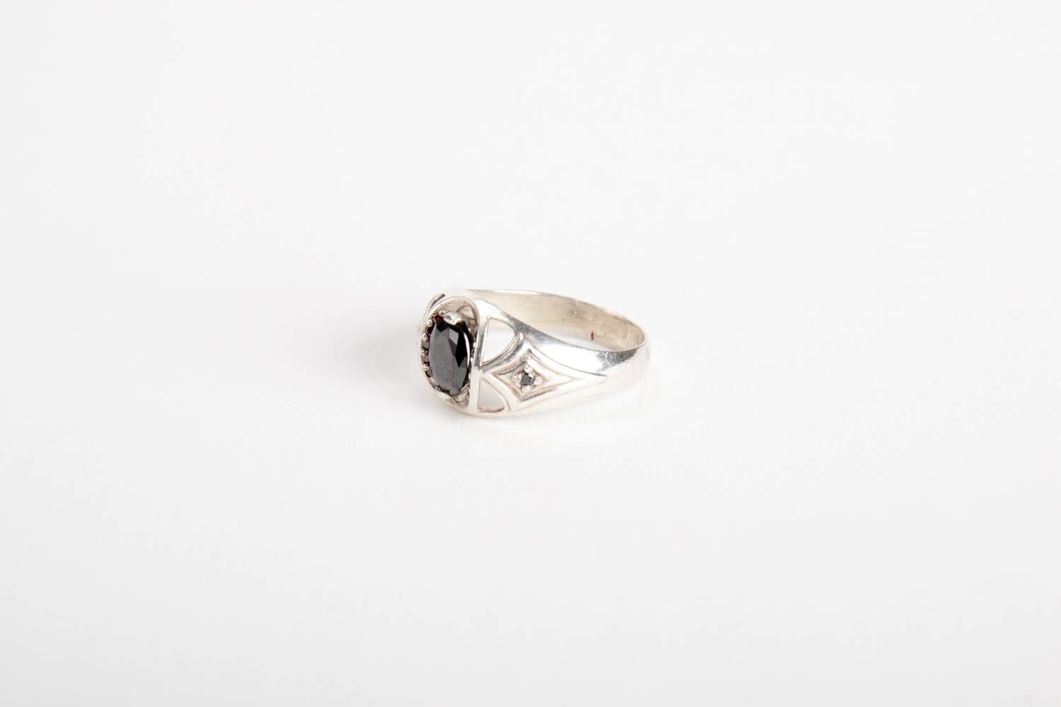 Designer Accessoires Herrenring Silber Schmuck Ring handmade Modeschmuck ring foto 2