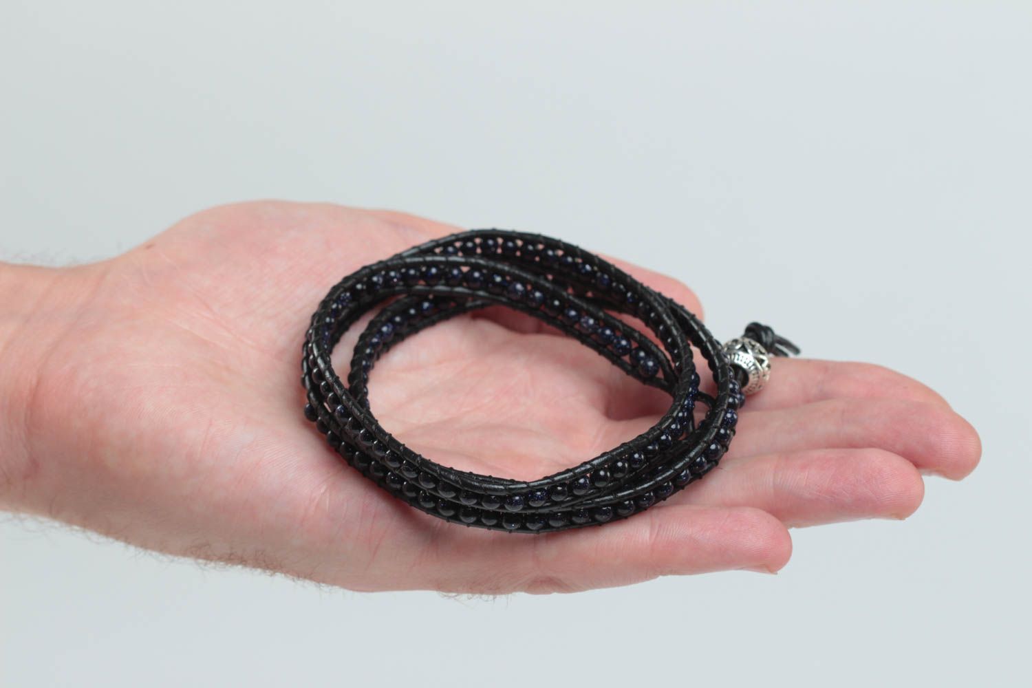 Bracelet en pierres fait main Bijou bracelet Accessoire pour femme original photo 5