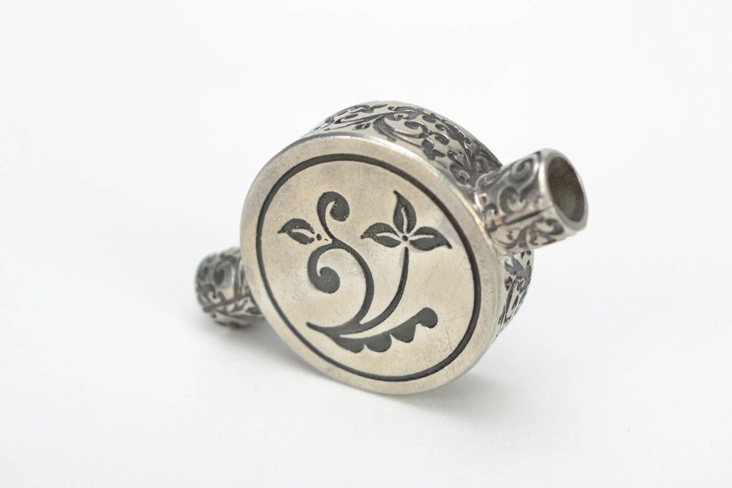Blank for creativity metal bracelet deep with ornament handmade accessory photo 3