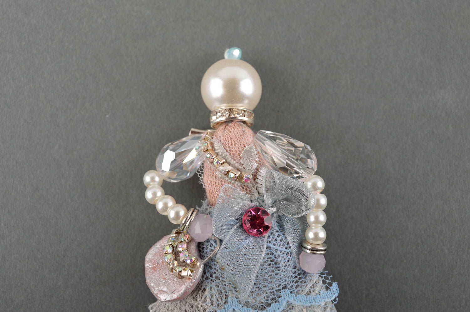 Broche hecho a mano con cristales accesorio de moda regalo original para mujer foto 3