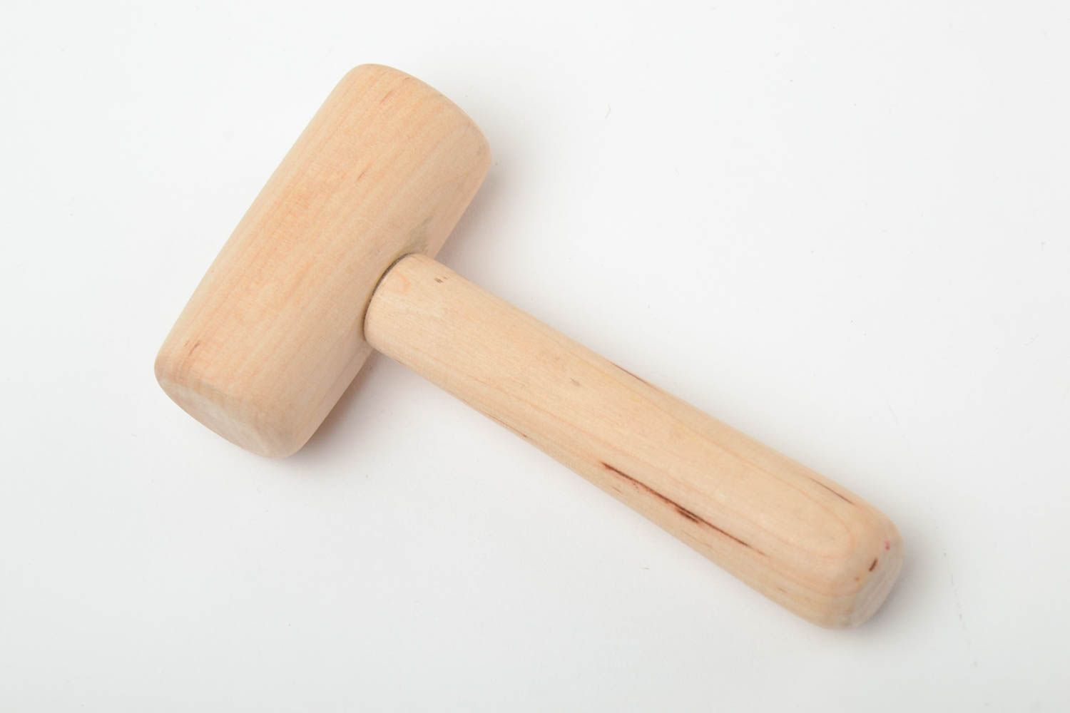 Juguete de madera con forma de martillo hecho a mano para juegos infantiles foto 3