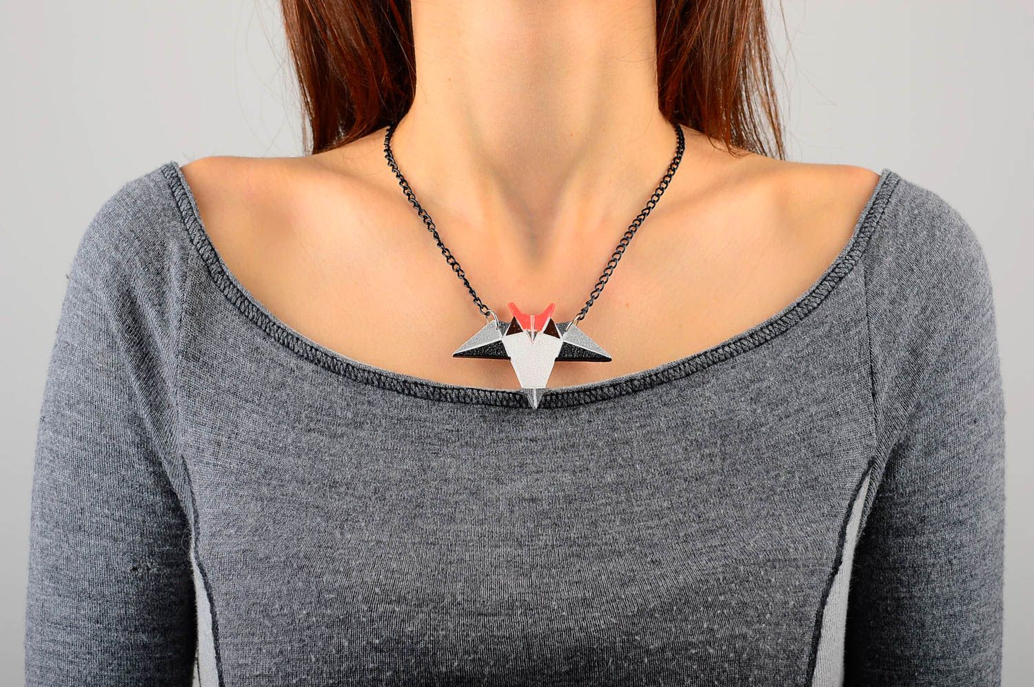 Unusual handmade neck pendant neck pendant for women fashion trends for girls photo 1