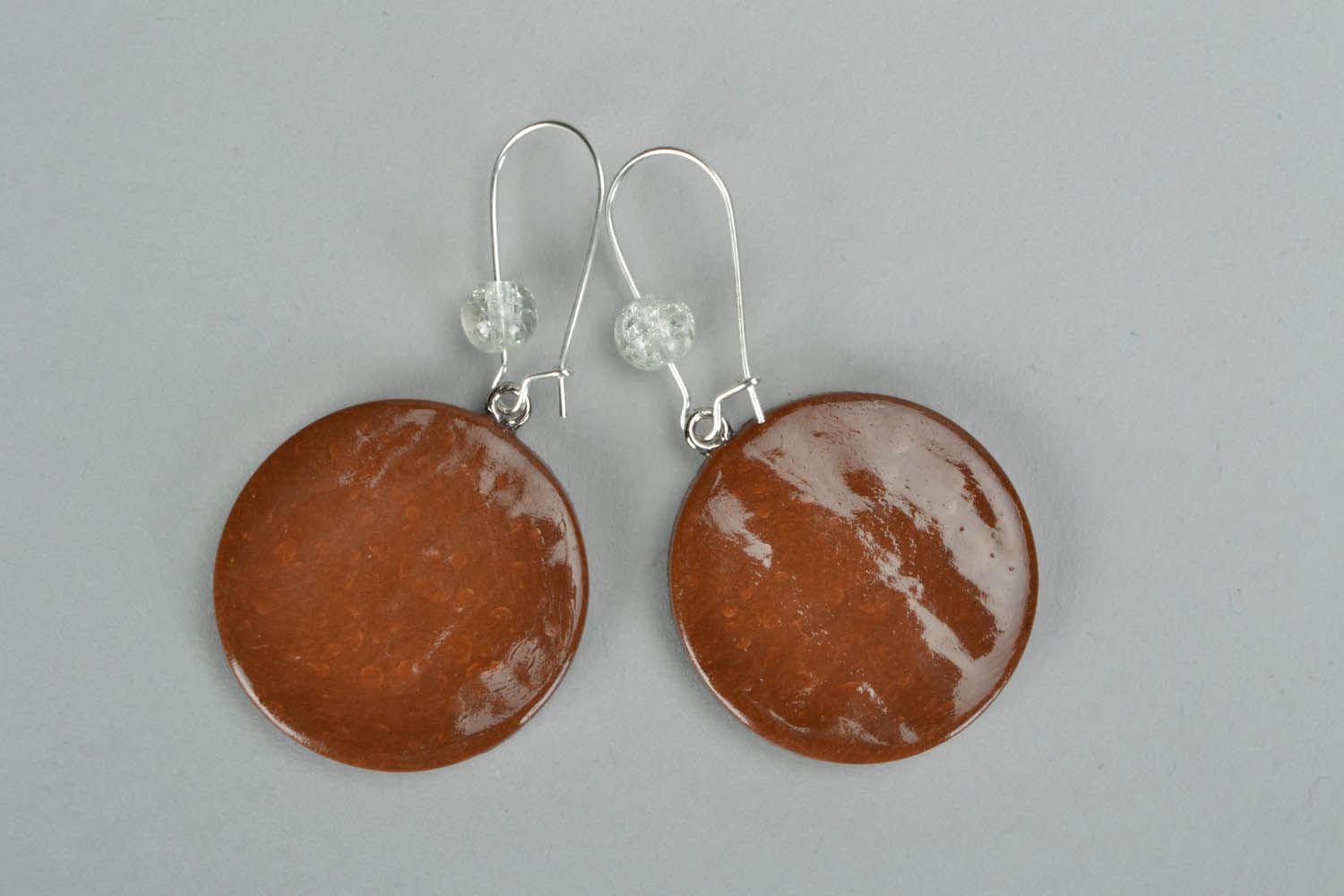 Polymer clay earrings Abstraction photo 4
