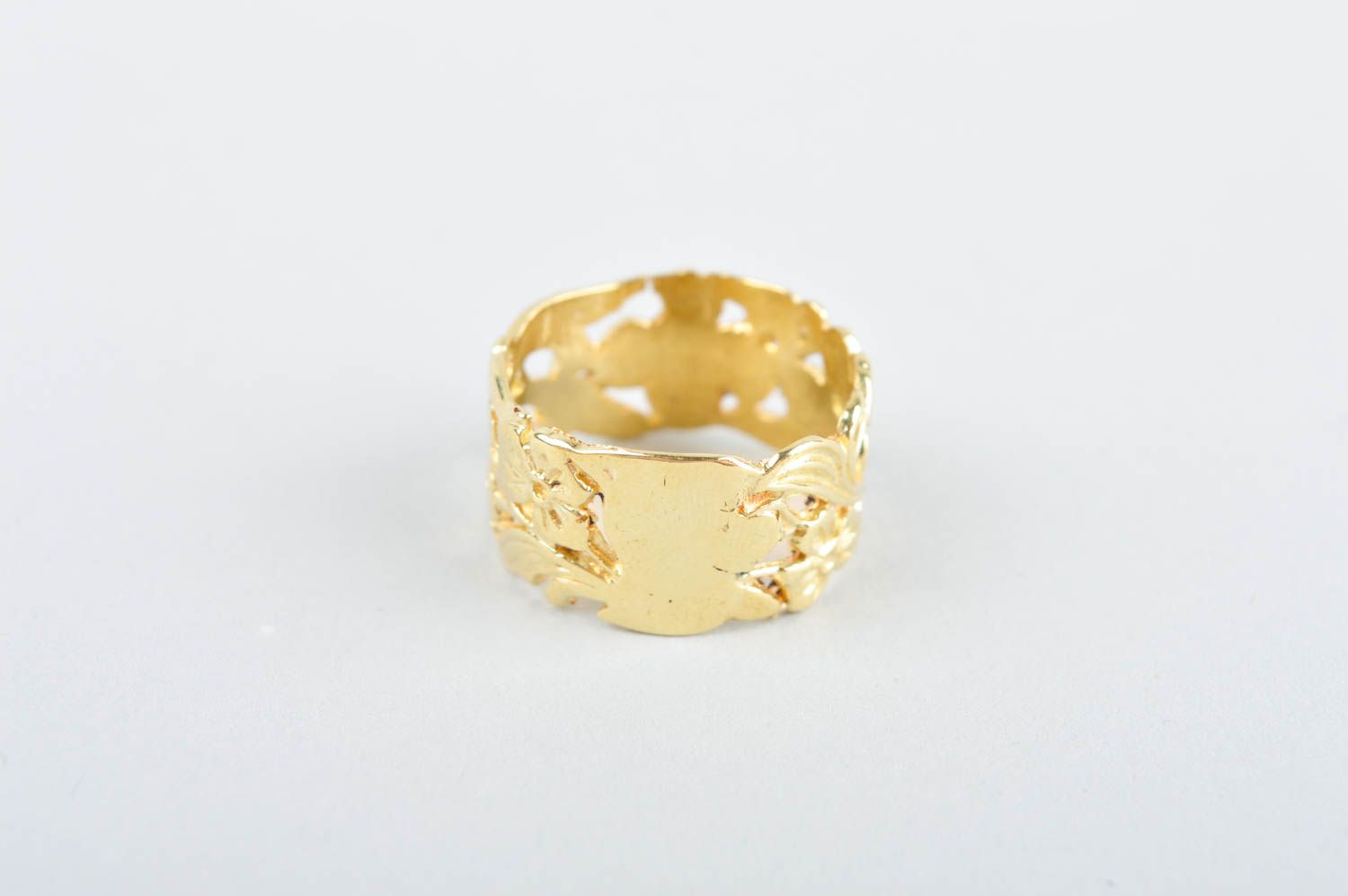 Украшение из металла кольцо ручной работы женский перстень модное кольцо фото 3