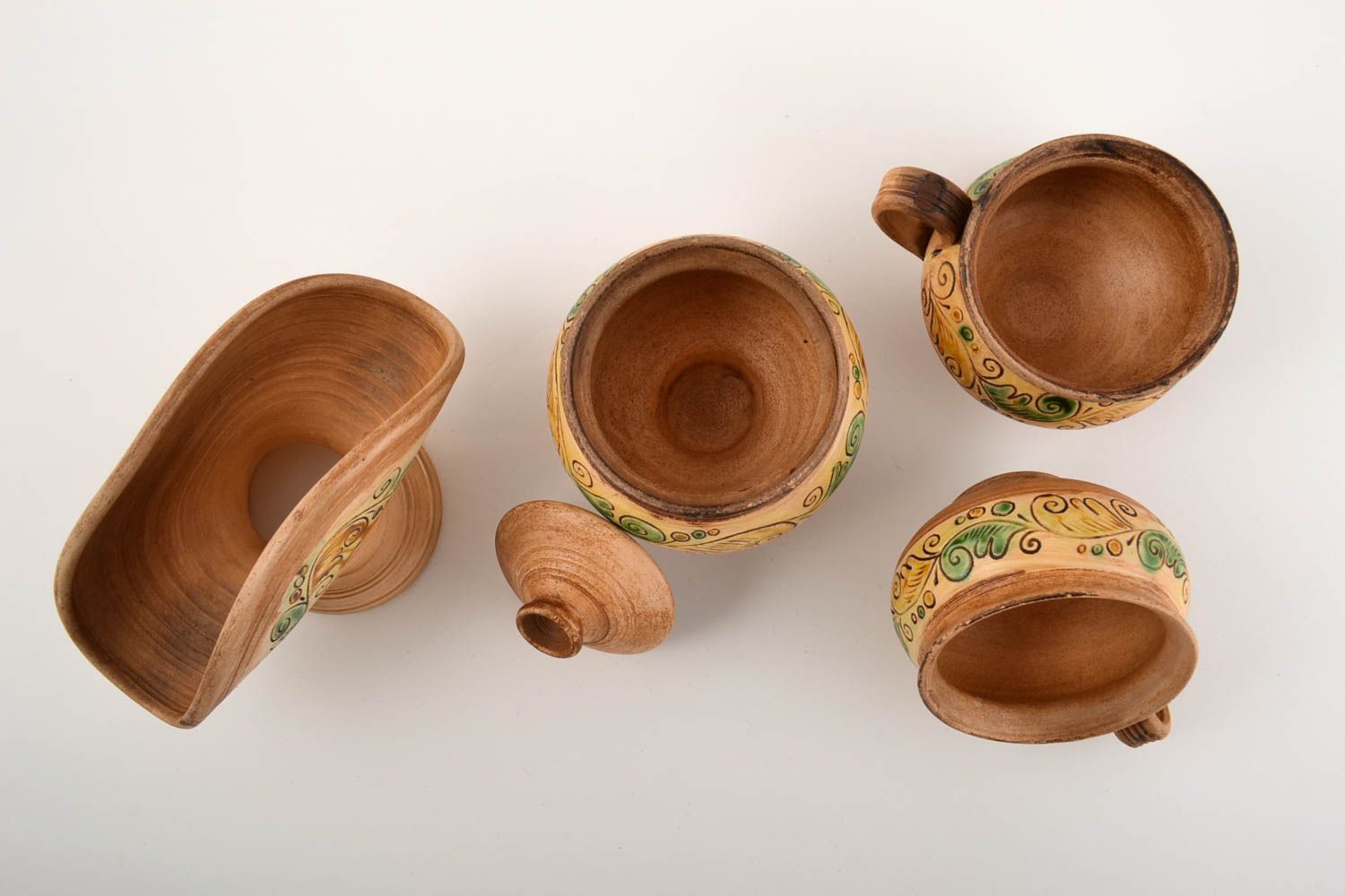 Ceramic 4 kitchenware unusual handmade pot beautiful lovely napkin holder photo 2