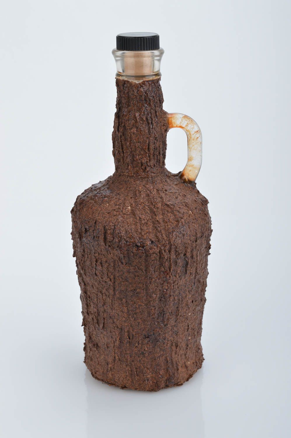 Handmade Deko Flasche mit Korken Deko aus Glas Flasche Deko mit Volumen 700 ml foto 2