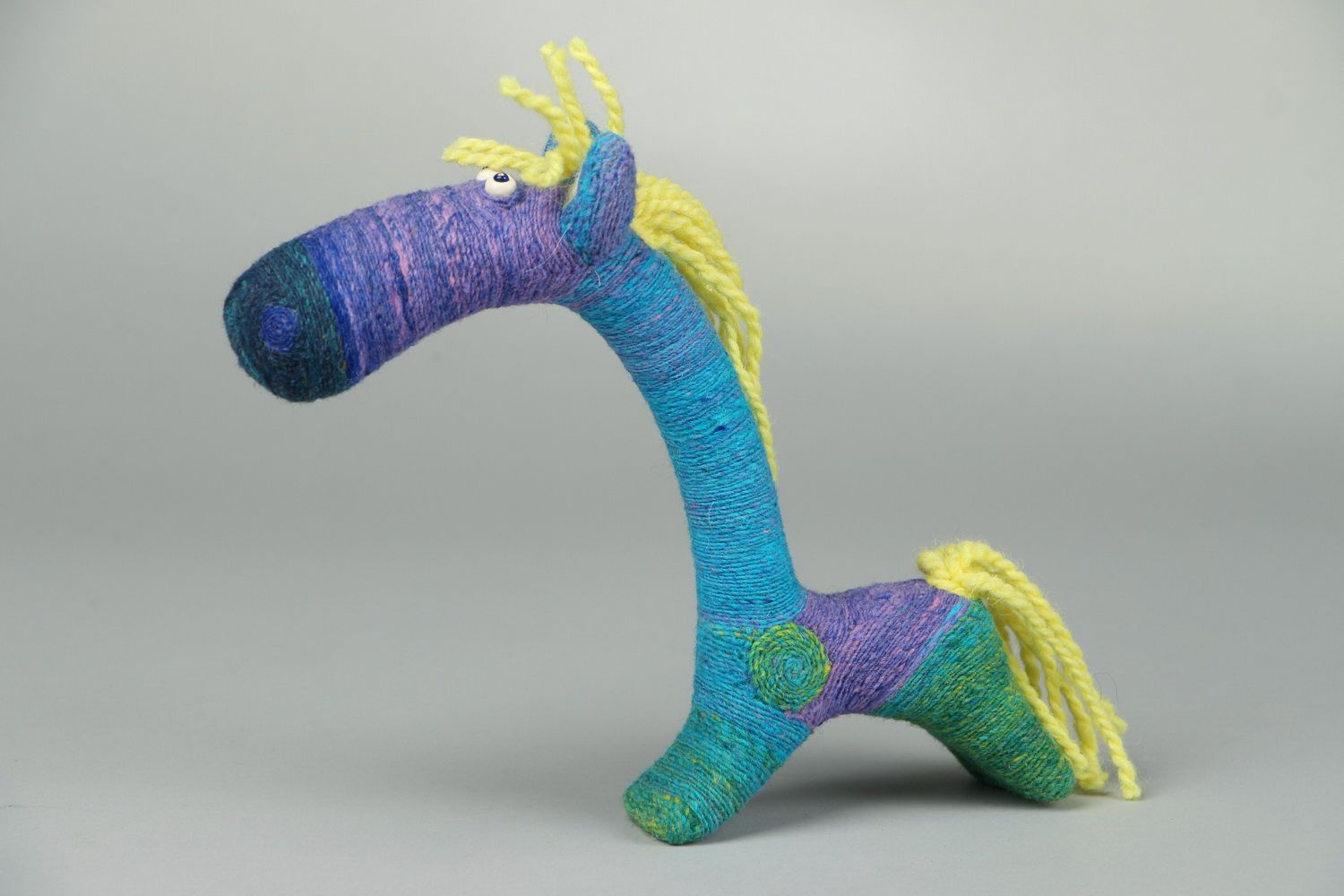 Toy made of felted wool Horse photo 1
